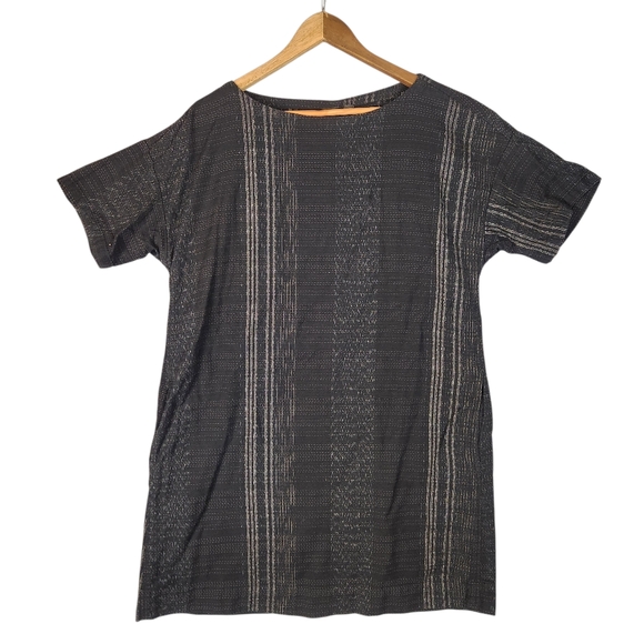 Eileen Fisher Project Dress And Jacket Set Size Medium Black Textured Weave - Picture 3 of 14